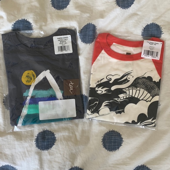 Tea Collection Other - Tea Collection size 5 kids long sleeve t-shirts